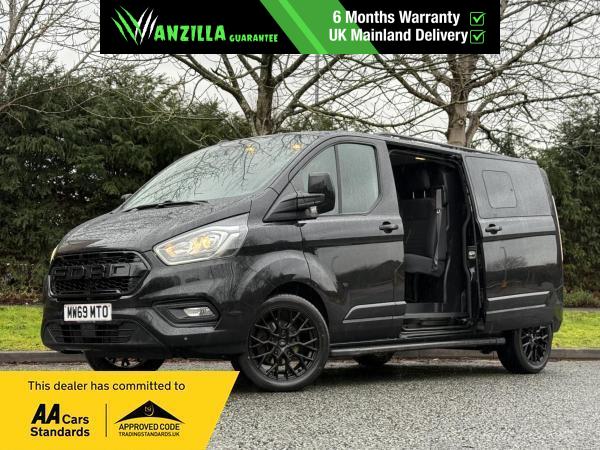 Ford Transit Custom 2.0 320 EcoBlue Limited Crew Van Double Cab 5dr Diesel Manual L2 H1 Euro 6 (6 Seat) (170 ps)