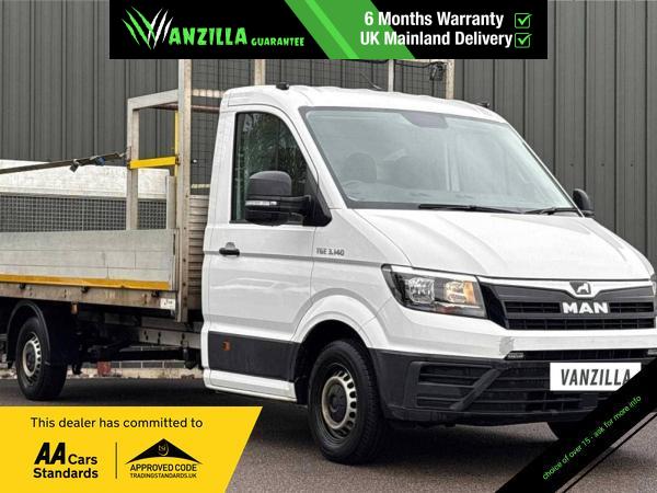 MAN TGE 2.0 3140d Chassis Cab 2dr Diesel Manual FWD LWB Euro 6 (s/s) (140 ps)