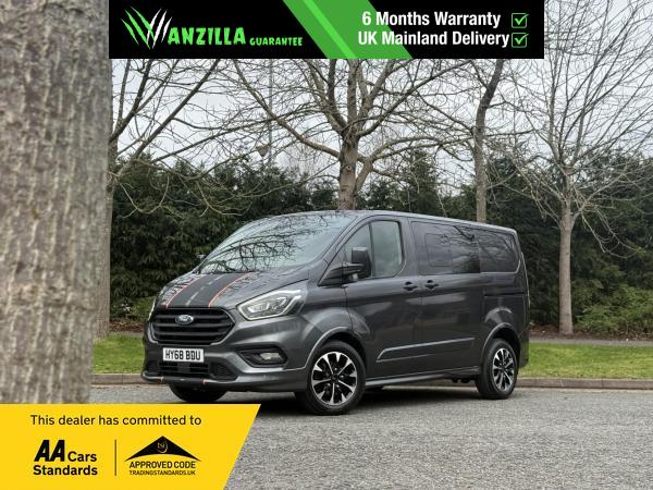 Ford Transit Custom 2.0 310 EcoBlue Sport Crew Van Double Cab 6dr Diesel Auto L1 H1 Euro 6 (s/s) (5 Seat) (170 ps)