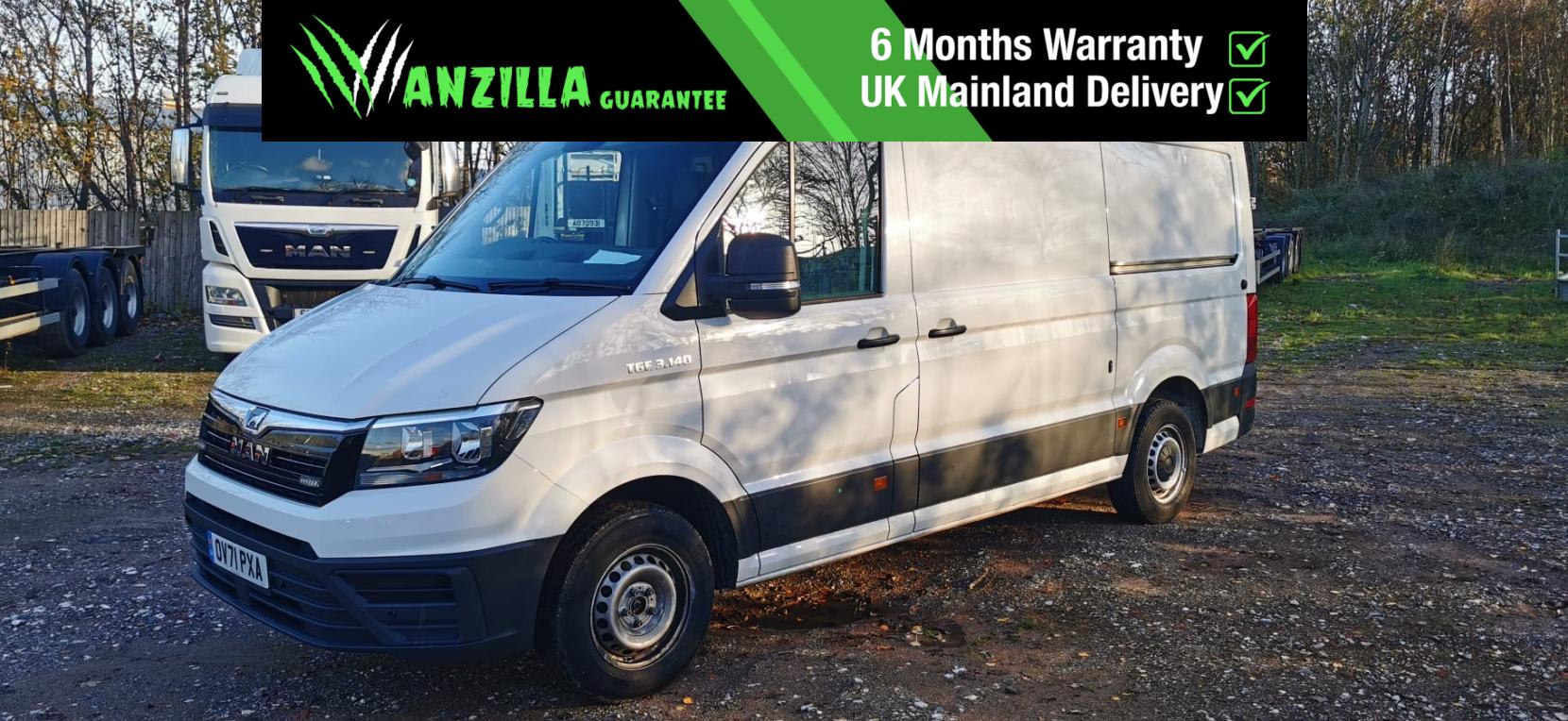 MAN TGE 2.0 3140d Panel Van 5dr Diesel Manual FWD Standard Medium Roof Euro 6 (s/s) (140 ps)